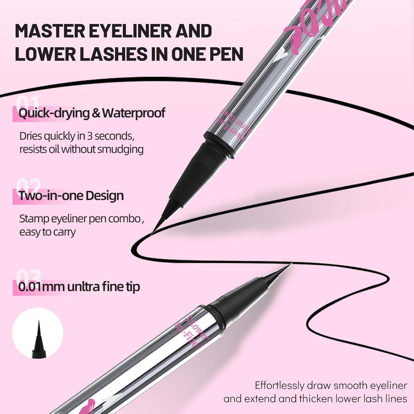 LashPro | 2-in-1 Eyeliner & Lower Eyelash Stamp Set