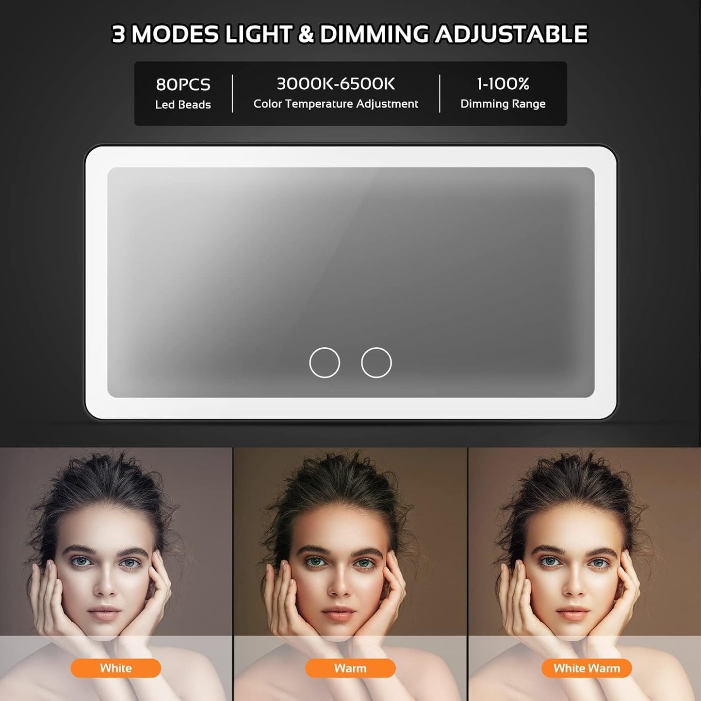 Portable Car Makeup Mirror