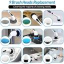 Cordless Electric Spin Scrubber & Mop - 9-in-1 Cleaning Solution