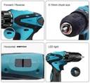 Powerful 28V Cordless Drill with Accessories and Dual Batteries