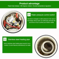 Instant Electric Water Heating Faucet for Kitchen & Bathroom | Tankless