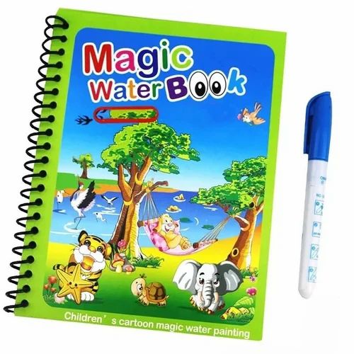 Reusable Magic Water Coloring Book for Kids - Fun and Educational Art