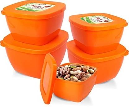 Airtight Glass Food Storage Containers with Bamboo Lids - 3 Piece Set