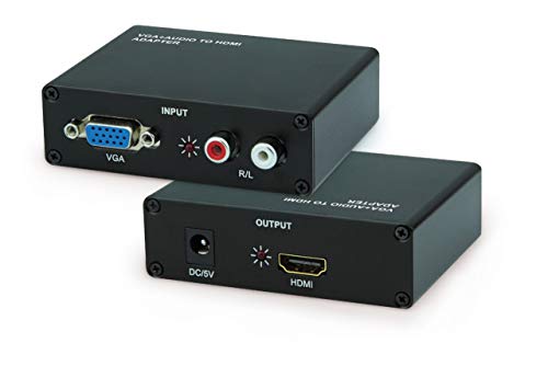 VGA to HDMI Converter with Audio Interface for 1080P Displays