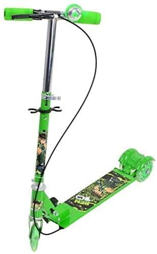 Foldable 3-Wheel Scooter for Kids - Adjustable Height & LED Lights