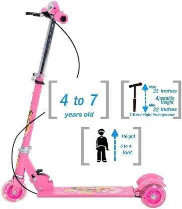 Adjustable Kids Kick Scooter for Indoor & Outdoor Fun | Safe & Durable