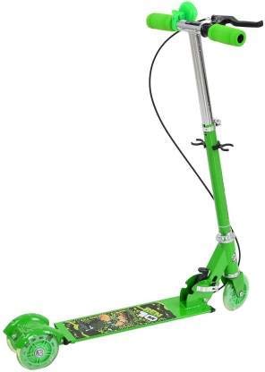 Foldable 3-Wheel Scooter for Kids - Adjustable Height & LED Lights