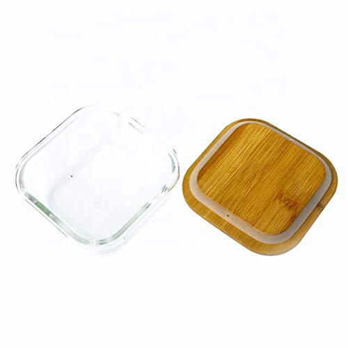 Versatile Glass Food Storage Containers with Bamboo Lids - 3 Piece Set
