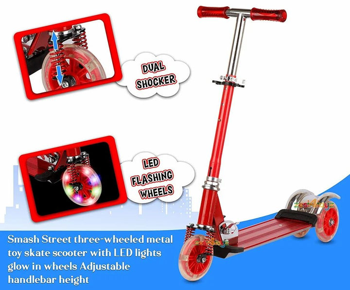 Adjustable Kids Kick Scooter for Indoor & Outdoor Fun | Safe & Durable
