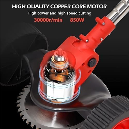 Cordless Electric Grass Cutter - Versatile Lawn Trimmer & Edger