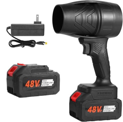 Powerful Cordless Leaf Blower with Adjustable Speed for Easy Cleaning