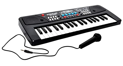 Enchanting 37-Key Kids Piano Keyboard with Microphone for Musical Fun