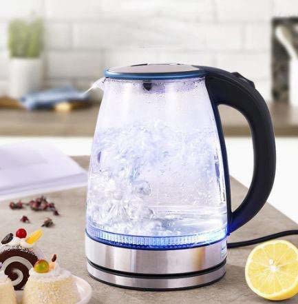 Borosilicate Glass Electric Kettle for Instant Hot Water & Beverages