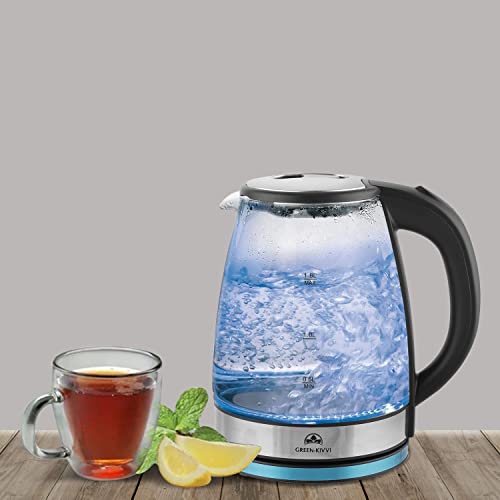Borosilicate Glass Electric Kettle for Instant Hot Water & Beverages