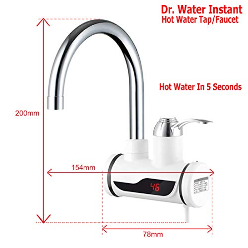 Instant Electric Water Heating Faucet for Kitchen & Bathroom | Tankless