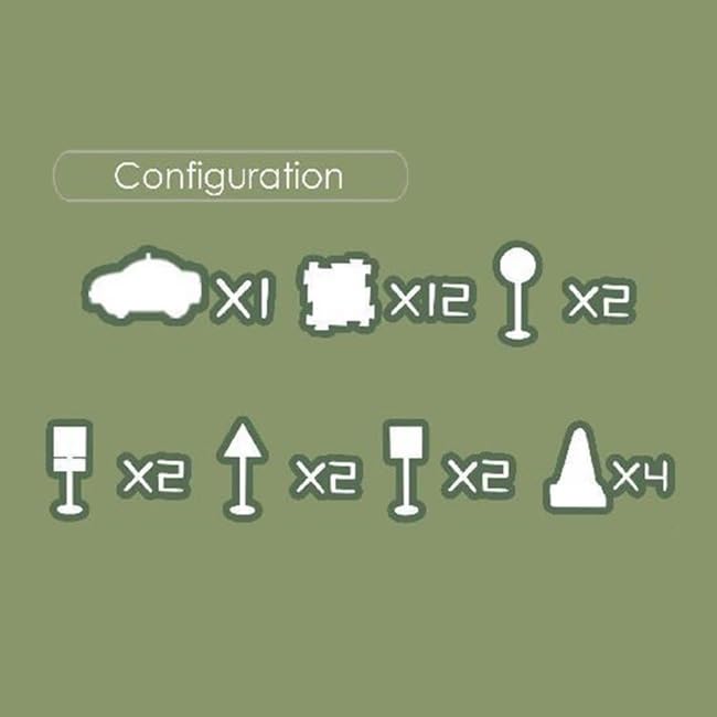 Exciting 13 PCS Rail Puzzle Track Set for Kids - Educational Fun