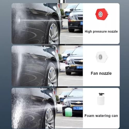 High Pressure Wireless Washer for Car & Bike Cleaning - 48V Rechargeable