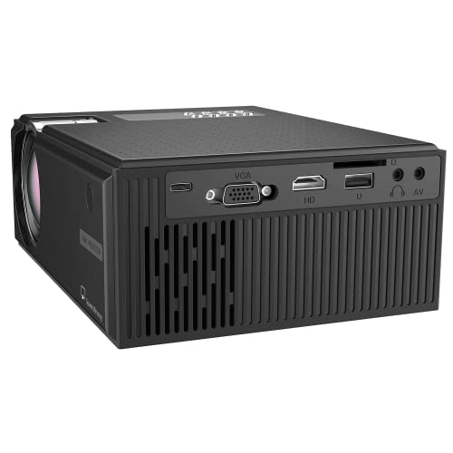 Full HD Mini Projector with WiFi - 1800 Lumens Portable Projector