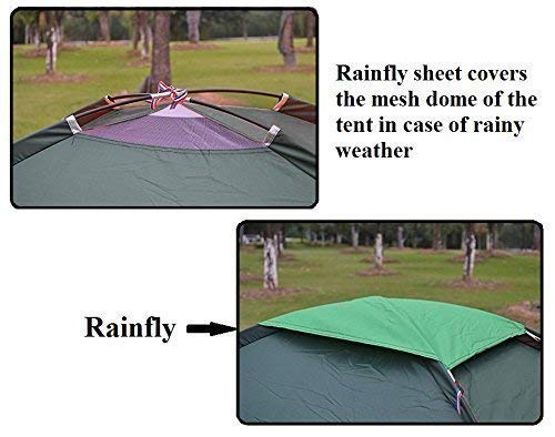 Portable Dome Tent for 4 People - Lightweight & Waterproof Camping Gear