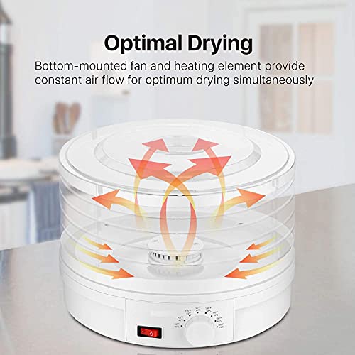Versatile Food Dehydrator with 5 Stackable Trays for Healthy Snacks