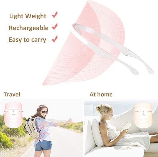 7 Color LED Light Therapy Mask for Skin Rejuvenation & Anti-Aging