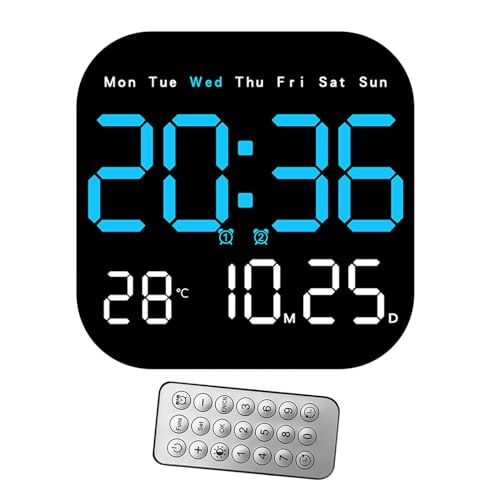 Stylish Digital Alarm Clock with Bright Display & Dual Alarm Settings