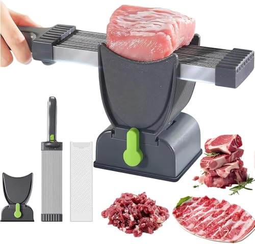 Multifunctional Manual Meat Slicer for Perfectly Thin Cuts