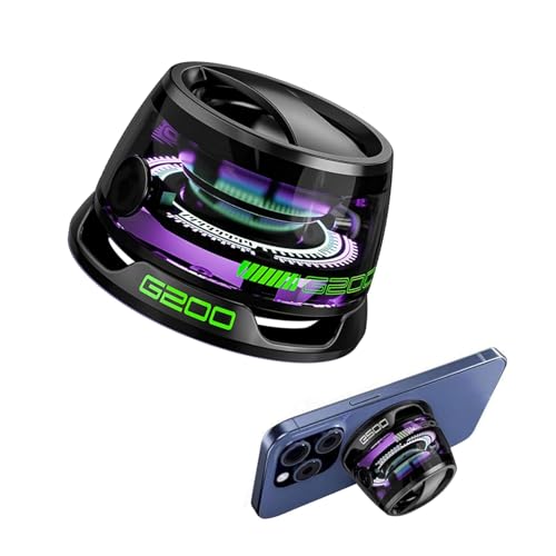 G200 Magnetic Bluetooth Speaker – Powerful Sound & RGB Light Show