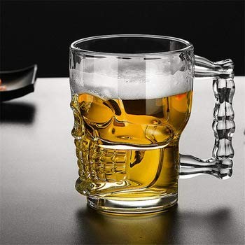 Skull Beer Glass Set of 6 - Unique Design for Beer Lovers