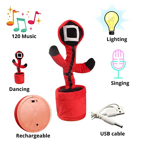 Dancing Cactus Plush Toy - Fun Singing & Educational Toy for Kids