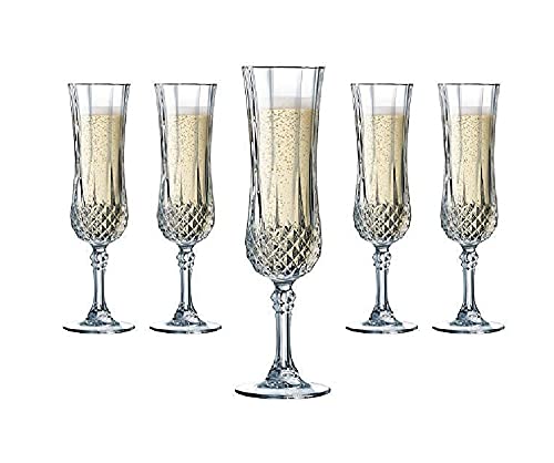 Elegant Crystal Champagne Flute Glasses Set for Perfect Celebrations
