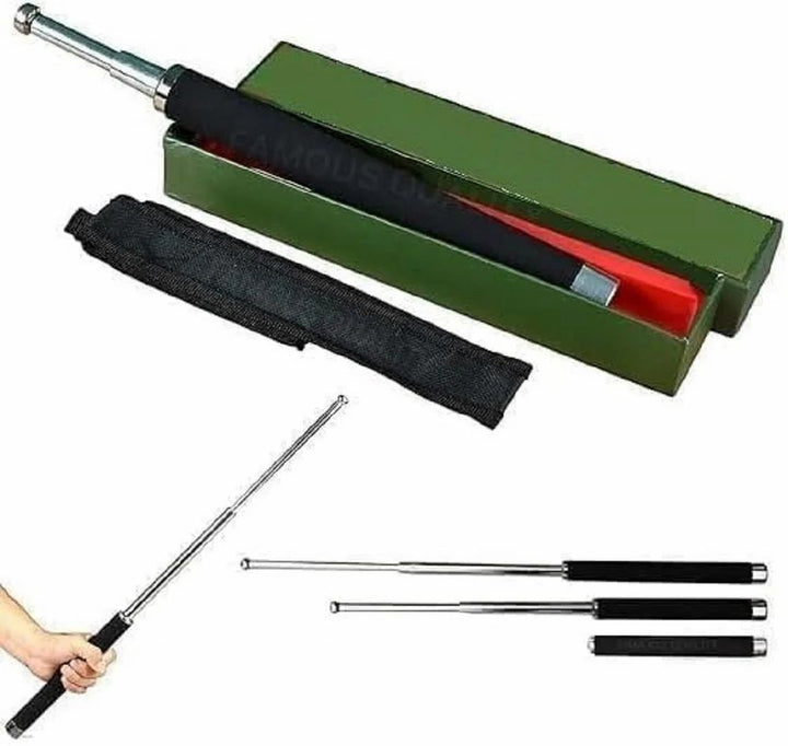 Foldable Self-Defense Stick - Durable, Lightweight, and Adjustable