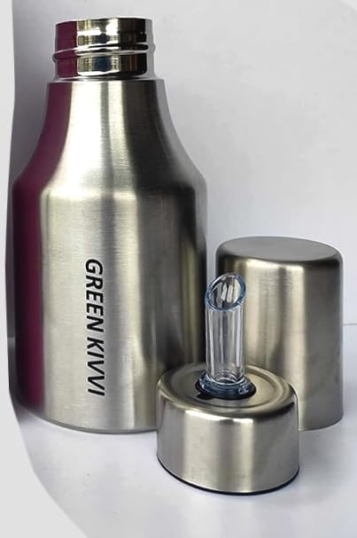 Stainless Steel Oil Dispenser for Versatile Kitchen Use - 550ml