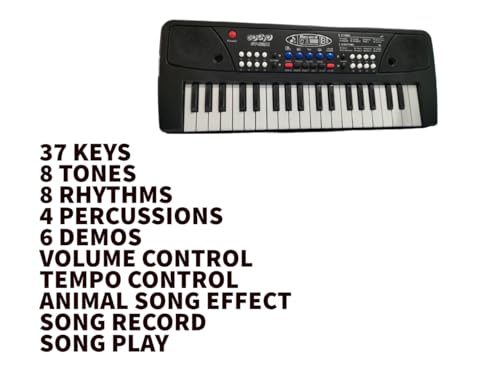Enchanting 37-Key Kids Piano Keyboard with Microphone for Musical Fun