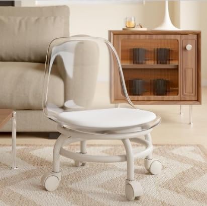 Compact 360° Rotatable Mini Chair for Home and Office Use