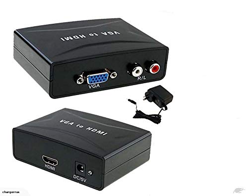 VGA to HDMI Converter with Audio Interface for 1080P Displays