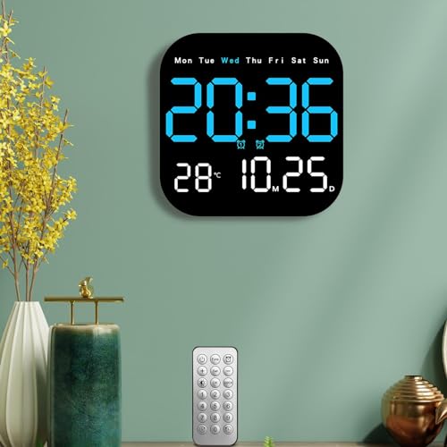 Stylish Digital Alarm Clock with Bright Display & Dual Alarm Settings
