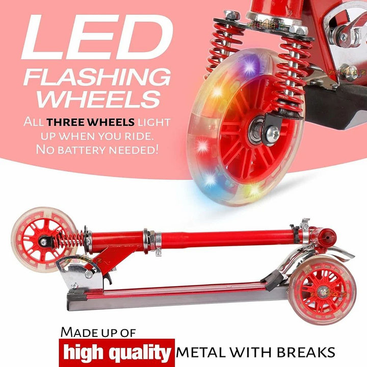 Adjustable Kids Kick Scooter for Indoor & Outdoor Fun | Safe & Durable