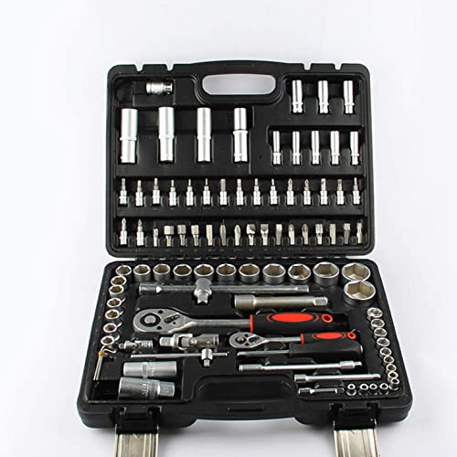 Comprehensive 53-Piece Socket Wrench Set for Home and Auto Repairs