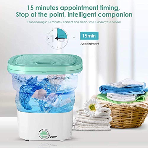 Compact Portable Mini Folding Washing Machine for Easy Travel Cleaning