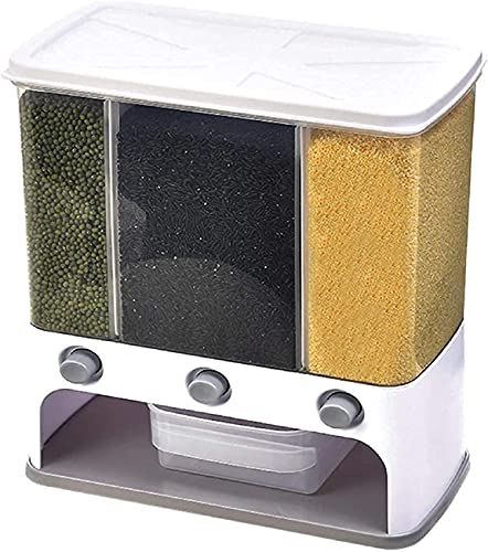 Airtight Wall-Mounted Food Dispenser for Cereal and Grains Storage