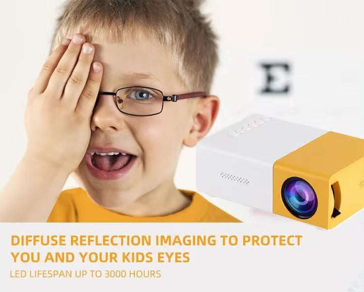 Portable Mini LED Projector with HDMI & USB for Home Cinema Experience