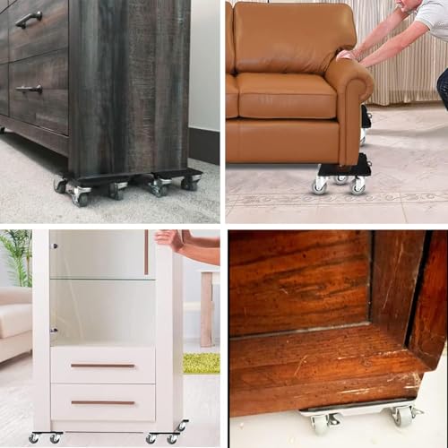 Heavy-Duty Furniture Mover & Lifter Set with 360° Wheels for Easy Transport