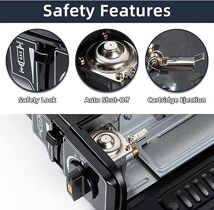 Portable 2-in-1 Camping Gas Stove – Lightweight, Safe & Versatile