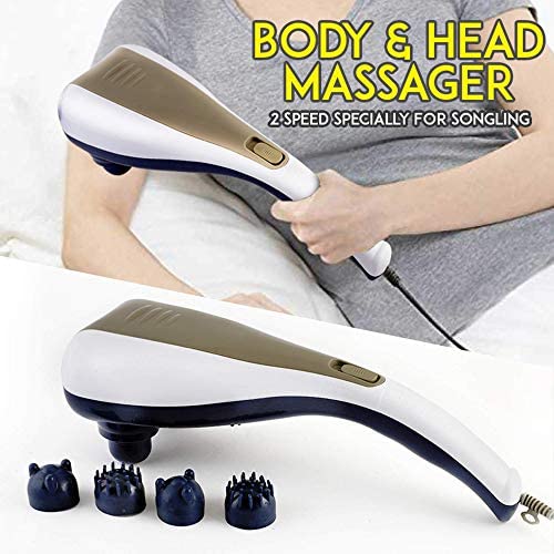 Powerful Electric Double Head Body Massager for Pain Relief & Relaxation