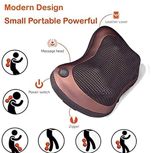 2 in 1 Neck and Back Massage Pillow for Home & Car Relaxation