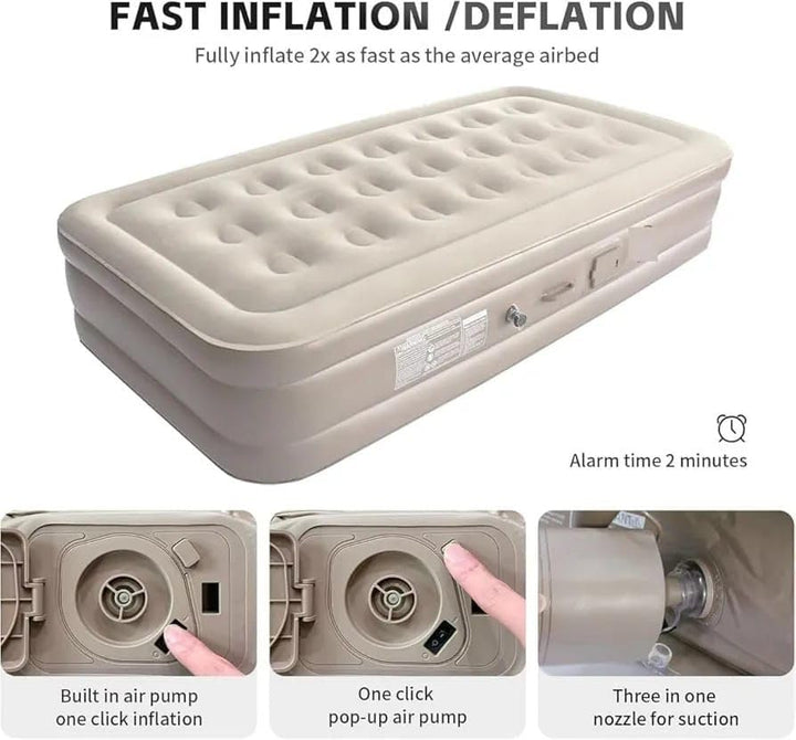 Self-Inflating Air Mattress for Campers and Guests – Quick Setup