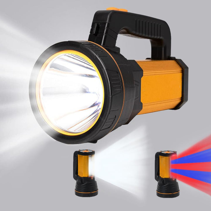 Powerful Rechargeable LED Torch with Long Beam Range & Waterproof Design