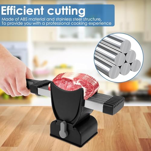 Multifunctional Manual Meat Slicer for Perfectly Thin Cuts