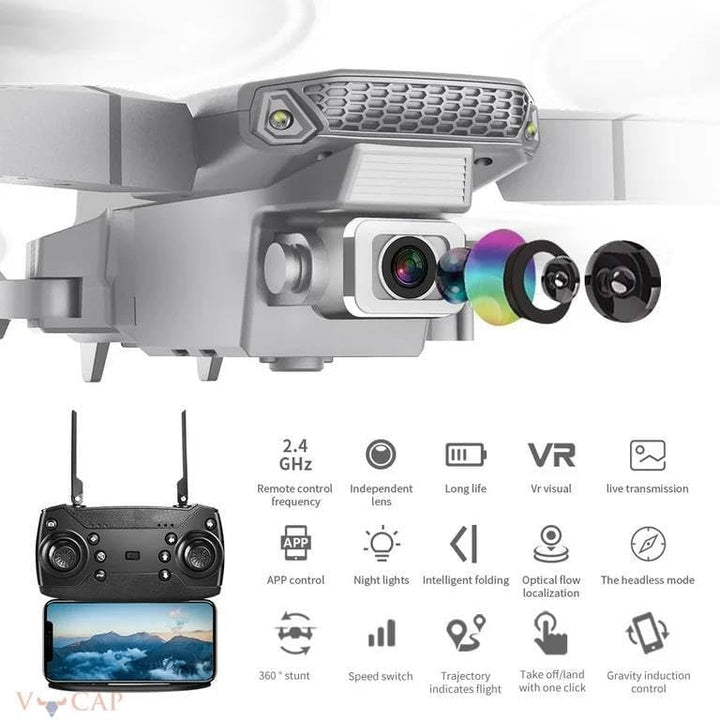 Innovative Drone with Dual HD Camera & Easy Gesture Control